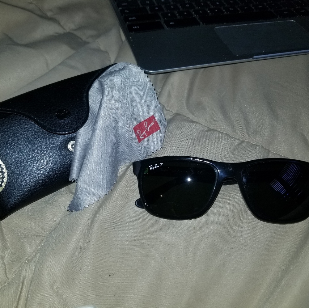 RayBans with case